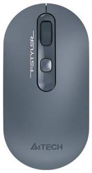 Мышь Wireless A4Tech Fstyler FG20 пепельный/синий 2000dpi USB для ноутбука (4but) (1379897) 969955106
