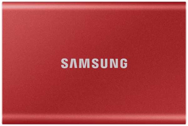 Внешний SSD USB 3.2 Gen 2 Type-C Samsung MU-PC2T0R/WW T7 2TB USB 3.2 metallic red 969959224