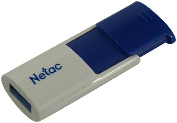 Накопитель USB 3.0 32GB Netac NT03U182N-032G-30BL U182, бело-синяя