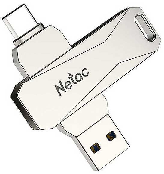 Накопитель USB 3.0 32GB Netac NT03U782C-032G-30PN U782, TypeC, металлическая 969959695