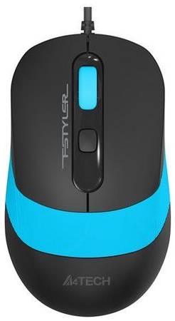 Мышь A4Tech FM10 BLUE черно-синяя, 1000dpi, USB 969960248