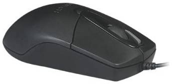 Мышь A4Tech OP-730D черная, 1000dpi, USB