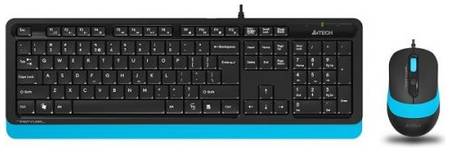 Клавиатура и мышь A4Tech F1010 BLUE черно-синие, USB 969960738