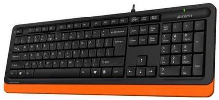 Клавиатура A4Tech FK10 черно-оранжевая, USB