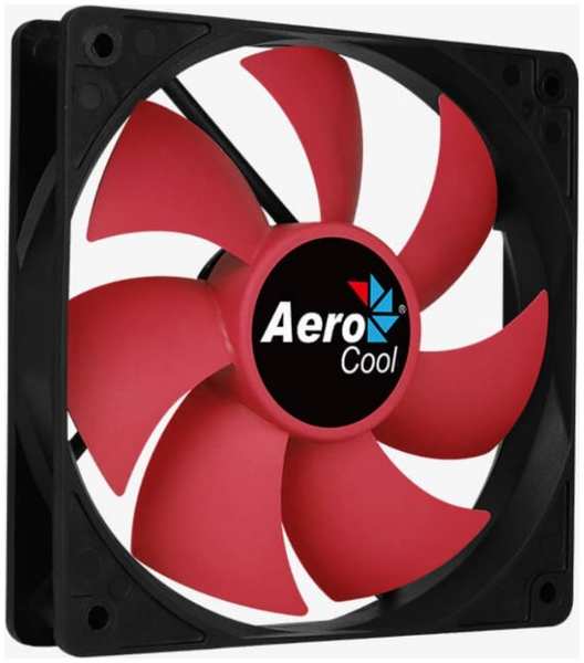 Вентилятор для корпуса AeroCool Force 12 4718009158009 red, 120x120x25мм, 1000 об./мин., разъем MOLEX 4-PIN + 3-PIN, 23.7 dBA 969960851