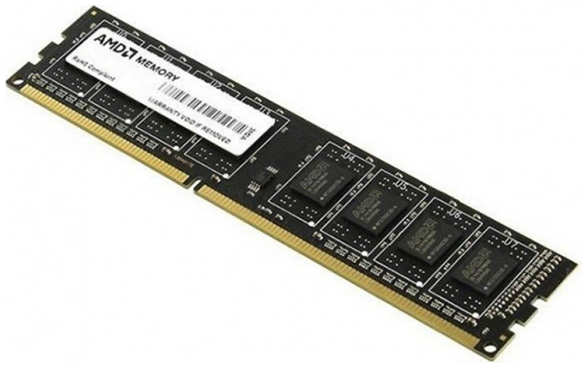 Модуль памяти DDR3 2GB AMD R532G1601U1S-U PC3-12800, 1600MHz, CL11, 1.5V, Non-ECC, RTL