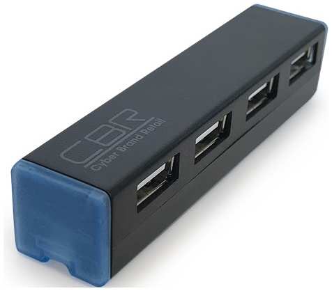 Концентратор USB 2.0 CBR CH 135 4 порта. поддержка Plug/Play, длина провода 4,5см