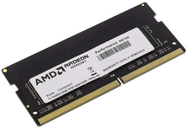 Модуль памяти DDR4 8GB AMD R748G2133S2S-UO 2133MHz black Non-ECC, CL15, 1.2V, Bulk 969970036