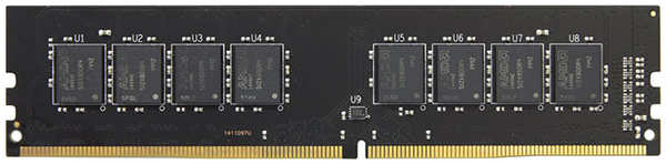Модуль памяти DDR4 4GB AMD R744G2400U1S-U 2400MHz black Non-ECC, CL15, 1.2V, RTL 969970095