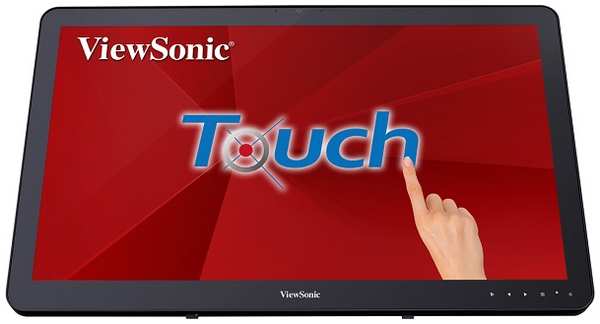 Монитор 23,6″ Viewsonic TD2430 Touch 1920x1080, 25 мс, 250 кд/м2, 3000:1, 178°/178°, MVA, DP, VGA, а