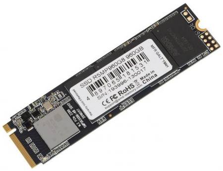 Накопитель SSD M.2 2280 AMD R5MP960G8 960GB PCI-E x4 NVMe 3D TLC 2100/1900MB/s IOPS 248K/233K 969975840