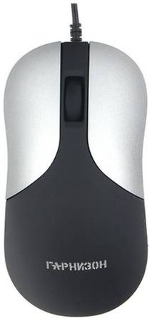 Мышь Garnizon GM-215 черный/серый, USB, 1000dpi, 1.5 м 969984879