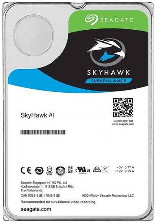 Жесткий диск 14TB SATA 6Gb/s Seagate ST14000VE0008 3.5″ SkyHawk AI 7200rpm 256MB 969989401