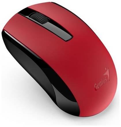 Мышь Genius ECO-8100 red, 800/1200/1600 dpi, радио 2,4 Ггц, аккумулятор, USB 969992351