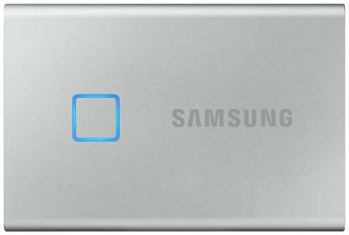 Внешний SSD USB 3.2 Gen 2 Type-C Samsung MU-PC2T0S/WW T7 Touch 2TB silver 969993470