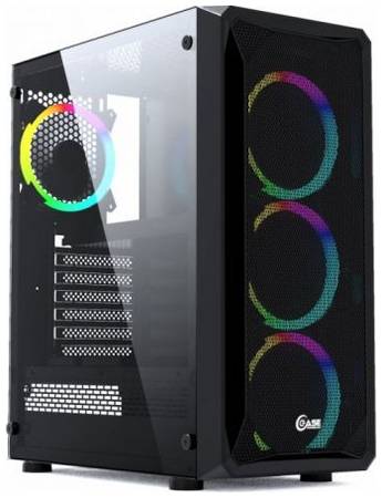 Корпус ATX Powercase Mistral Z4 Mesh RGB CMIZB-R4 чёрный, без БП, с окном, USB 3.0, 2*USB 2.0, audio 969993749