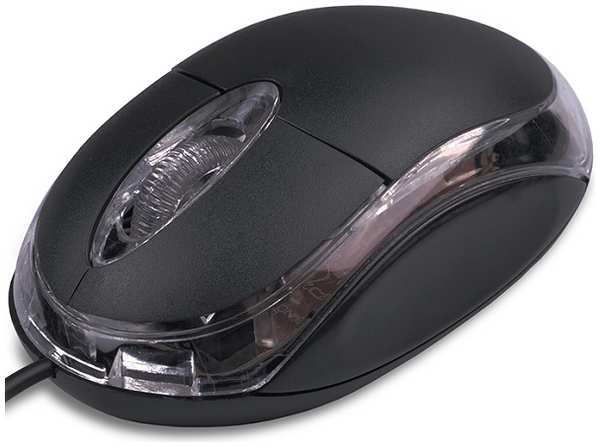 Мышь CBR CM 122 black, USB, 1000 dpi, 3 кнопки и колесо прокрутки, длина кабеля 1,3 м 969994041