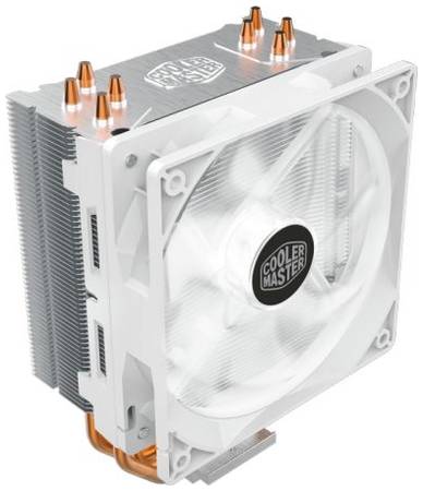 Кулер Cooler Master Hyper 212 LED White Edition RR-212L-16PW-R1 LGA2066/2011-v3/2011/115x/1366/AM4/AM3+/AM3/AM2+/AM2/FM2+/FM2/FM1 (Al+Cu, 120mm fan, 6 969996956