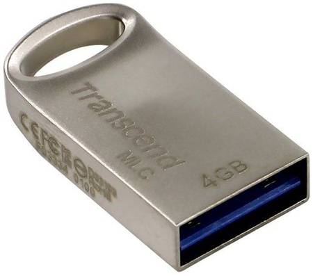 Накопитель USB 3.1 Transcend JetFlash 720 TS4GJF720S 4GB, MLC, метал, silver 969997374