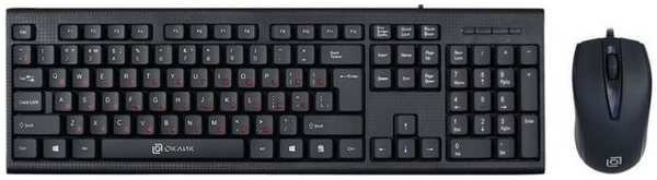 Клавиатура и мышь Oklick 630M клав: мышь: USB 1091260