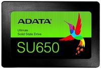 Накопитель SSD 2.5'' ADATA Ultimate SU650 Ultimate SU650 120GB TLC SATA 6Gb / s 520 / 320MB / s IOPS 20K / 75K MTBF 2M RTL (ASU650SS-120GT-R)