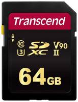 Карта памяти SDXC 64GB Transcend TS64GSDC700S UHS-II Class U3 V90, чтение: 285Мб / с, запись: 180Мб / с