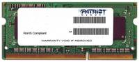 Модуль памяти SODIMM DDR4 4GB Patriot Memory PSD44G240081S PC4-19200 2400MHz CL17 1.2V SR RTL