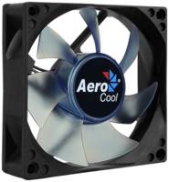 Вентилятор для корпуса AeroCool Motion 8 -3P 80x80mm, 2000rpm, 25,3 dBA, 21.5 CFM, 3-pin 90gr LED Ret