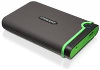 Внешний диск HDD 2.5'' Transcend TS1TSJ25M3S 1TB StoreJet 25M3S USB 3.0 черный с зеленым