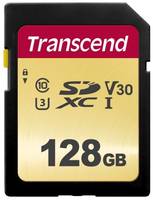 Карта памяти 128GB Transcend TS128GSDC500S SDXC Class 10 U3, V30 500S, MLC