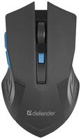 Мышь Wireless Defender Accura MM-275 Black-Blue 800-1600dpi, 6 кнопок (52275)