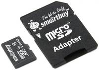 Карта памяти MicroSDXC 256GB SmartBuy SB256GBSDCL10-01 Class 10 UHS-I + SD адаптер