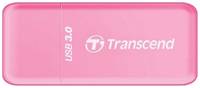 Карт-ридер внешний Transcend TS-RDF5R USB3.0 для карт памяти SDHC / MicroSDHC Transcend RDF5 розовый