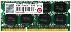 Модуль памяти SODIMM DDR3 4GB Transcend TS512MSK64W3N PC3-10600 1333MHz 2Rx8 CL9 1.35V