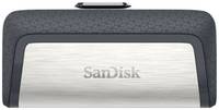 Накопитель USB 3.1 128GB SanDisk Ultra Dual SDDDC2-128G-G46 USB Type-C серый