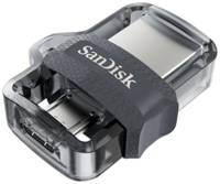 Накопитель USB 3.0 16GB SanDisk Ultra Dual SDDD3-016G-G46 черный