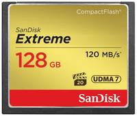 Карта памяти 128GB SanDisk SDCFXSB-128G-G46 Extreme CF 120MB / s, 85MB / s write, UDMA7
