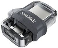 Накопитель USB 3.0 128GB SanDisk Ultra Dual SDDD3-128G-G46 черный