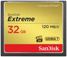 Карта памяти 32GB SanDisk SDCFXSB-032G-G46 Extreme 120MB / s, 85MB / s write, UDMA7