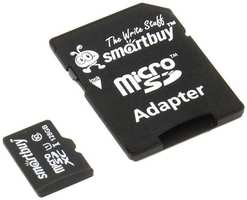 Карта памяти 128GB SmartBuy SB128GBSDCL10-01 MicroSDXC Class 10 (SD адаптер)