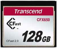 Карта памяти 128GB Transcend TS128GCFX650 CFast 2.0,370 Mb/s/510 Mb/s ,4K