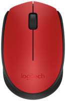 Мышь Wireless Logitech M171 910-004641 red-black, USB, 1000dpi