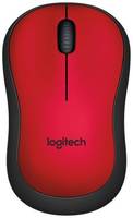 Мышь Wireless Logitech M220 SILENT 910-004880 red, USB, 1000dpi