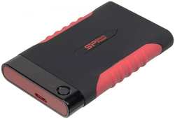 Внешний диск HDD 2.5'' Silicon Power SP020TBPHDA15S3L 2TB Armor A15 USB 3.1 черный / красный