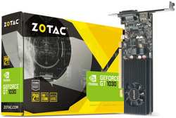 Видеокарта PCI-E Zotac GeForce GT 1030 Low Profile 2GB GDDR5 64bit 16nm 1227 / 6008MHz DVI-D(HDCP) / HDMI RTL (ZT-P10300A-10L)