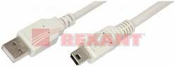 Кабель Rexant 18-1136 mini USB (male) - USB-A (male) 3M