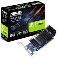 Видеокарта PCI-E ASUS GeForce GT 1030 (GT1030-SL-2G-BRK) 2GB Silent Low Profile GDDR5 64bit 14nm 1228 / 6008MHz DVI-D(HDCP) / HDMI RTL (90YV0AT0-M0NA00)