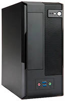 Корпус mini-ITX InWin BM677BL 6115718 черный Slim Desktop 160W (80mm fan, USB 3.0x2, Audio)