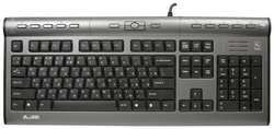Клавиатура A4Tech KLS-7MUU серебристая / черная, USB (KLS-7MUU USB)