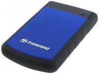 Внешний диск HDD 2.5'' Transcend TS1TSJ25H3B 1TB StoreJet 25H3 USB 3.0 синий